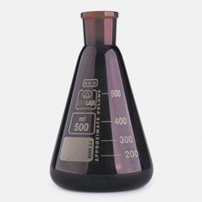 Isolab Erlen - Amber - Cam - Şilifli Boyun 250 ml (1 Paket 1 Adet) - Ns 29/32