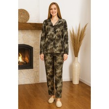 Remsa Kadın Yılan Derisi Desen Saphire Pijama Takımı 0506 SIYAH07