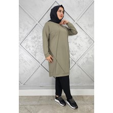 Pys Giyim Kadın Nervür Dikim Tesettür Tunik