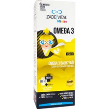 Zade Vital Miniza Omega 3 - Balık Yağı İçeren Sıvı Takviye Edici Gıda 150 ml