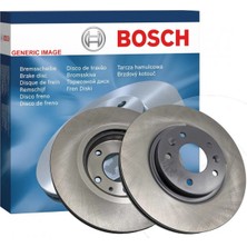Bosch Fren Diski Ön Takım (2 Adet) Ford Fiesta 1.6 Ti-Vct 11/2012 - Devam Ediyor 77 Kw Ja8,jr8 Iqj...