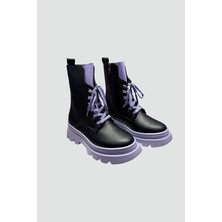 Star Pearl Kids Kız Çocuk Siyah-Lila Bot