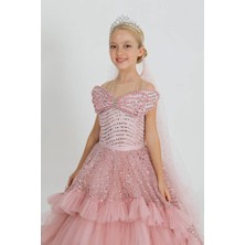 Star Pearl Kids Kız Çocuk Kelebek Party Dress