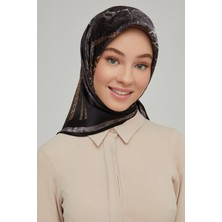 Silk Home Armine Ipek Eşarp Nostalji - 8615-46 Siyah Sura