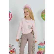 Star Pearl Kids Kız Çocuk Kanat T-Shirt