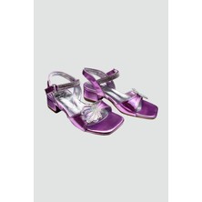 Star Pearl Kids Kız Çocuk Lila Istridye Topuklu