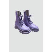 Star Pearl Kids Kız Çocuk Taşlı Lila Bot
