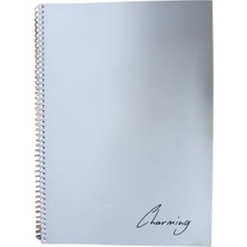 Marka Tokaç A4 Pp. Kp Spiralli 72 Yp Defter Düz TOK-170-GRI