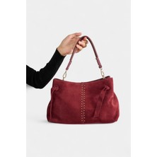 MİALES Trok Taş ve Uzun Askı Detaylı Kadın El ve Omuz Çantası