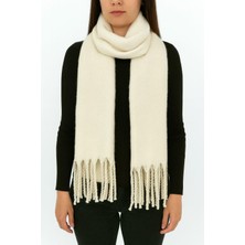 Markahit Kadın Yünlü Sade 50X210 cm Kalın Şal