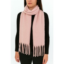 Markahit Kadın Yünlü Sade 50X210 cm Kalın Şal