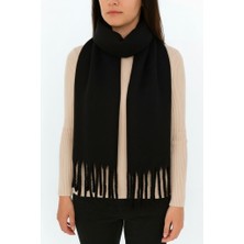 Markahit Kadın Yünlü Sade 50X210 cm Kalın Şal