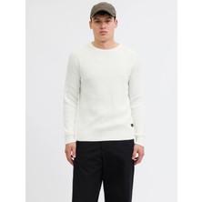 Jack & Jones Jjpannel Knit Crew Neck AW25 Sıfır Yaka Kazak