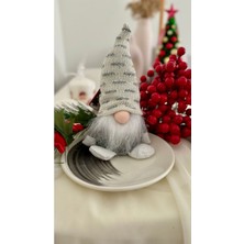 Empressco Gri Renkli Yeni Yıl ve Noel Temalı Bebek Cüce Dekorasyonu