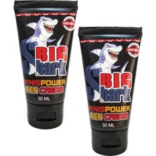 Süper Big Shark Power Creams Erkeklere Sertleştirme Etkisi Kremi 50 ml x 2 Adet