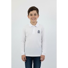 New Kids Polo Yaka Basic Erkek Çocuk Sweatshirt