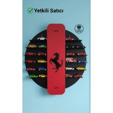 Empressco Siyah Araba Koleksiyon Rafı, Hotwells Arabalarına Uyumlu, Şık ve Düzenli Saklama Çözümü