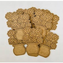 Empressco Ahşap Çiçek Figürleri Seti, Kendin Boya, Okul Öncesi Eğlence