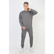 New Kids Mevsimlik Respect Baskılı 2 Iplik %100 Pamuk 2 Iplik Uzun Kollu Erkek Çocuk Sweatshirt