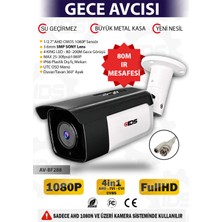 IDS 1080P Fullhd 80M Ir Mesafesi - Yüksek Gece Görüşlü Büyük Metal Kasa - Güvenlik Kamerası
