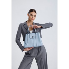 MİALES %100 Hakiki Deri Yavru Çanta Detaylı Kadın El ve Omuz Çantası