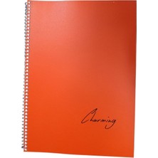 Marka Tokaç A4 Pp. Kp Spiralli 72 Yp Defter Düz TOK-170-KIRMIZI