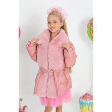 Star Pearl Kids Kız Çocuk Kürk Mont