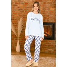 Remsa Kadın Suprem Pijama Takımı 0370 Buz MAVI02