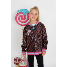 Star Pearl Kids Kız Çocuk Payet Mont