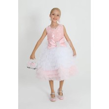 Star Pearl Kids Kız Çocuk Fiyonk Elbise