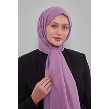 Lêvi D'or Açık Menekşe Düz Tensel Şal