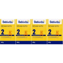 Bebivita Bebek Sütü 400GR No:2 (6-12 Ay) (4 Lü Set)