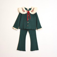 Ozzy Kids Kız Çocuk Yakalı Yeni Yıl Takım