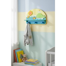 Empressco Renkli Ahşap Resimli Askılık, Şık ve Fonksiyonel Ev Dekorasyon Aracı