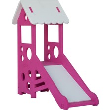 Empressco Ahşap Kaydırak Oyuncak Pembe Hobi Çocuk Eğlence Keyfi