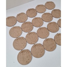 Empressco Renkli Ahşap Boyama Seti, Çocuklar Için Eğlenceli Etkinlikler, 20 Parça