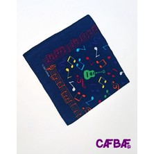 Caf Baf Cafbaf Kare Bandana Müzik MODEL.8517 - Lacivert