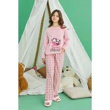 Genç Kız Aydoğan Pamuklu Pijama Takımı 240770 PUDRA01