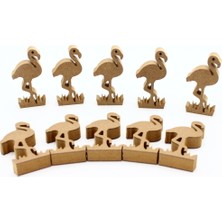 Empressco 10 Adet 10 cm Pelikan Figürü, Dik Durabilir, Okul Öncesi Eğitim ve Etkinlik Için