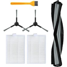 Misda Store Viomi V5 V5 Pro Alpha 2 Pro Uyumlu Yedek Ana Fırça, Hepa Filtre, Yan Fırça-7 Parça