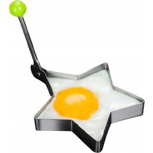 Venüs Shopping Metalik Yıldız Şeklinde Metal Omlet Yumurta ve Krep Kalıpları
