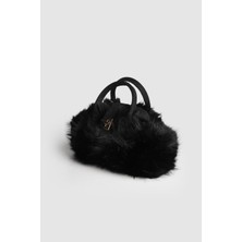 La'Graccio Paris La\'graccio Paris Kadın Marina Hasır-Peluş Askılı Çanta