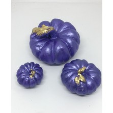 Lebron Dekoratif Bal Kabağı 3 Lü Mavi