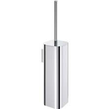 Gedy Outline Tuvalet Fırçalık, Kare, Duvardan - Krom