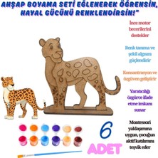 Empressco Doğal Ahşap Oyuncak Seti, Yaz Okulu, Kreş ve Anaokulu Için 6 Parça