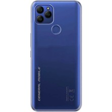 Royal Case General Mobile Gm 22 Kılıf Şeffaf Esnek Yapılı Premium Silikon Kapak Ryc/azun Şeffaf