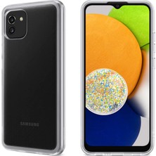 Royal Case Samsung Galaxy A03 Kılıf Şeffaf Esnek Yapılı Premium Silikon Kapak Ryc/azun Şeffaf
