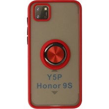 Royal Case Huawei Y5P Kılıf Yüzüklü ve Stant Özellikli Şık Premium Silikon Kapak Ryc/montreal Yüzüklü