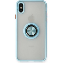 Royal Case iPhone Xs Max Kılıf Yüzüklü ve Stant Özellikli Şık Premium Silikon Kapak Ryc/montreal Yüzüklü