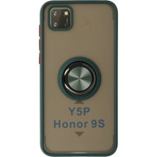 Royal Case Huawei Y5P Kılıf Yüzüklü ve Stant Özellikli Şık Premium Silikon Kapak Ryc/montreal Yüzüklü